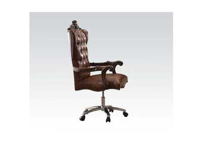 Image for Athena 2-Tone Light Brown PU & Cherry Oak Versailles Executive Office Chair