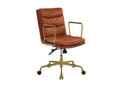 Image for Rust Top Grain Leather Dudley Executive Office Chair