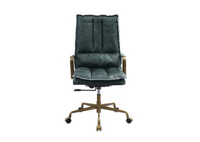 Image for Tinzud Dark Green Finish Office Chair