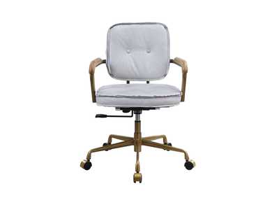 Siecross Vintage White Finish Office Chair
