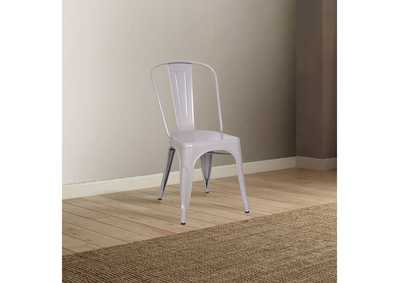 Jakia Silver Side Chair (2Pc),Acme