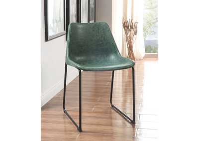 Valgus Vintage Green & Black Side Chair,Acme