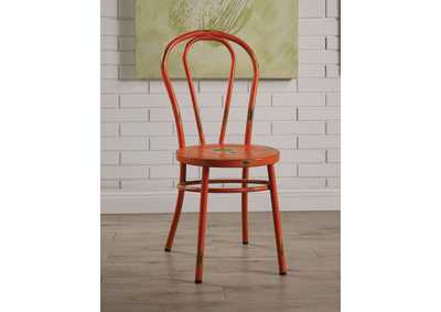 Jakia Antique Orange Side Chair,Acme