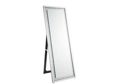 Nysa Mirrored & Faux Crystals Accent Mirror