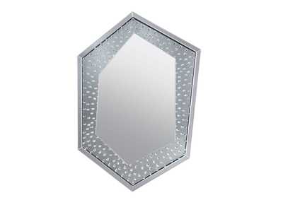 Image for Maita Mirrored & Faux Crystals Wall Decor