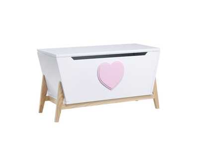 Padma White & Pink Youth Chest