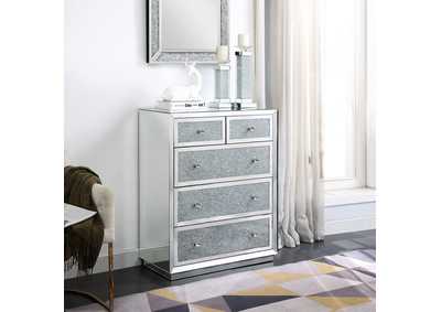 Rekha Mirrored & Faux Crystals Chest