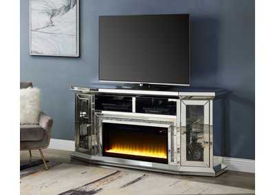 Image for Noralie Mirrored & Faux Diamonds TV Stand