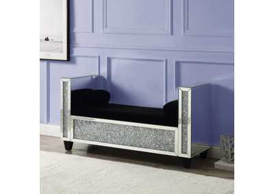 Image for Noralie Mirrored & Faux Diamonds Bench