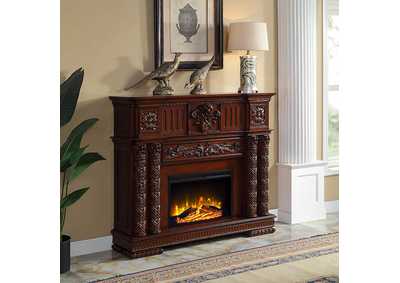 Image for Vendom Cherry Finish Fireplace