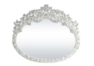 Image for Vanaheim Antique White Finish Mirror