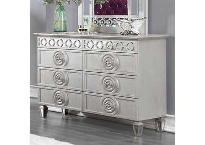 Varian Silver Mirrored Finish Dresser,Acme