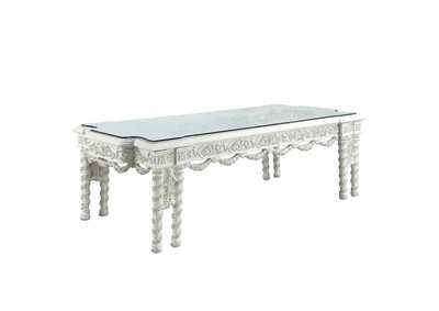 Image for Vanaheim Antique White Finish Dining Table