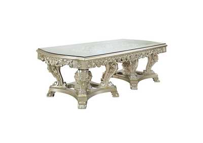 Image for Sorina Antique Gold Finish Dining Table