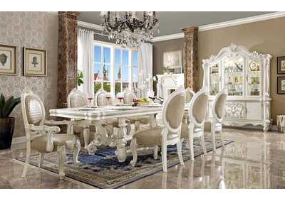 Versailles  PU & Bone White Finsih Dining Chair,Acme
