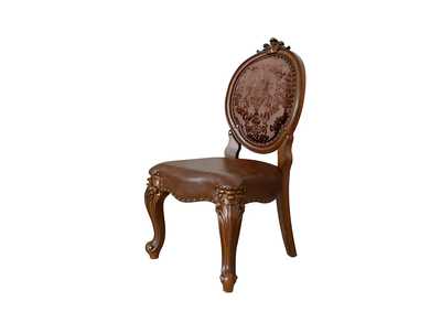 Versailles  Cherry Finish Side Chair,Acme