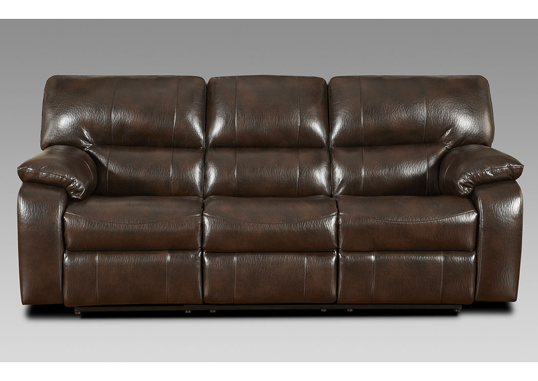 Canyon Chocolate Reclining Sofa,Affordable Furniture