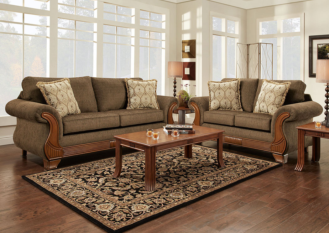 Kindred Brown Loveseat,Affordable Furniture