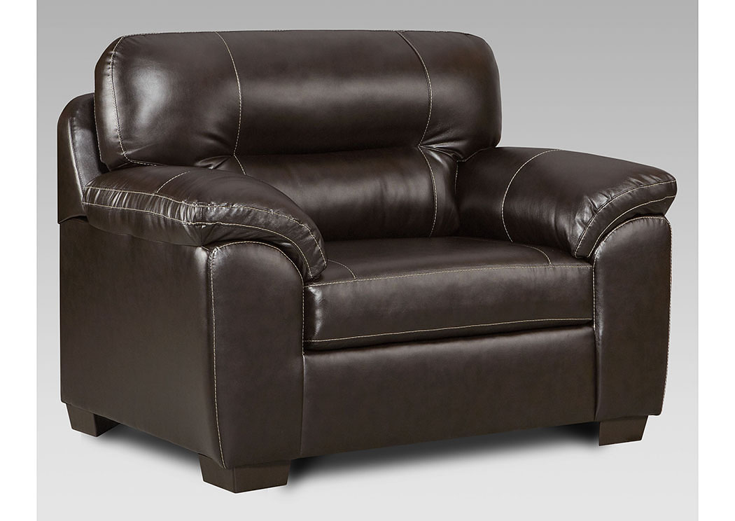 Austin Chocolate Chair & 1/2,Affordable Furniture