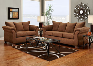 Image for Aruba Chocolate Sofa & Loveseat