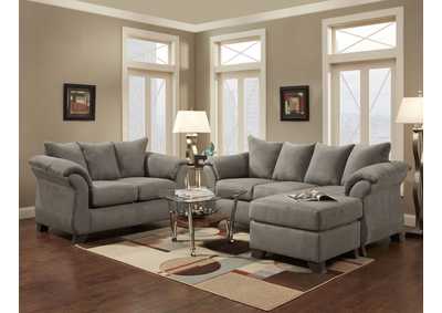 Image for Sensations Grey Sofa W/Chaise