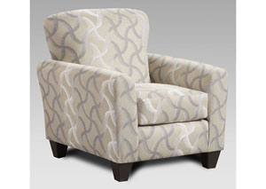 Image for Whirlwind Rhodium Accent Chair