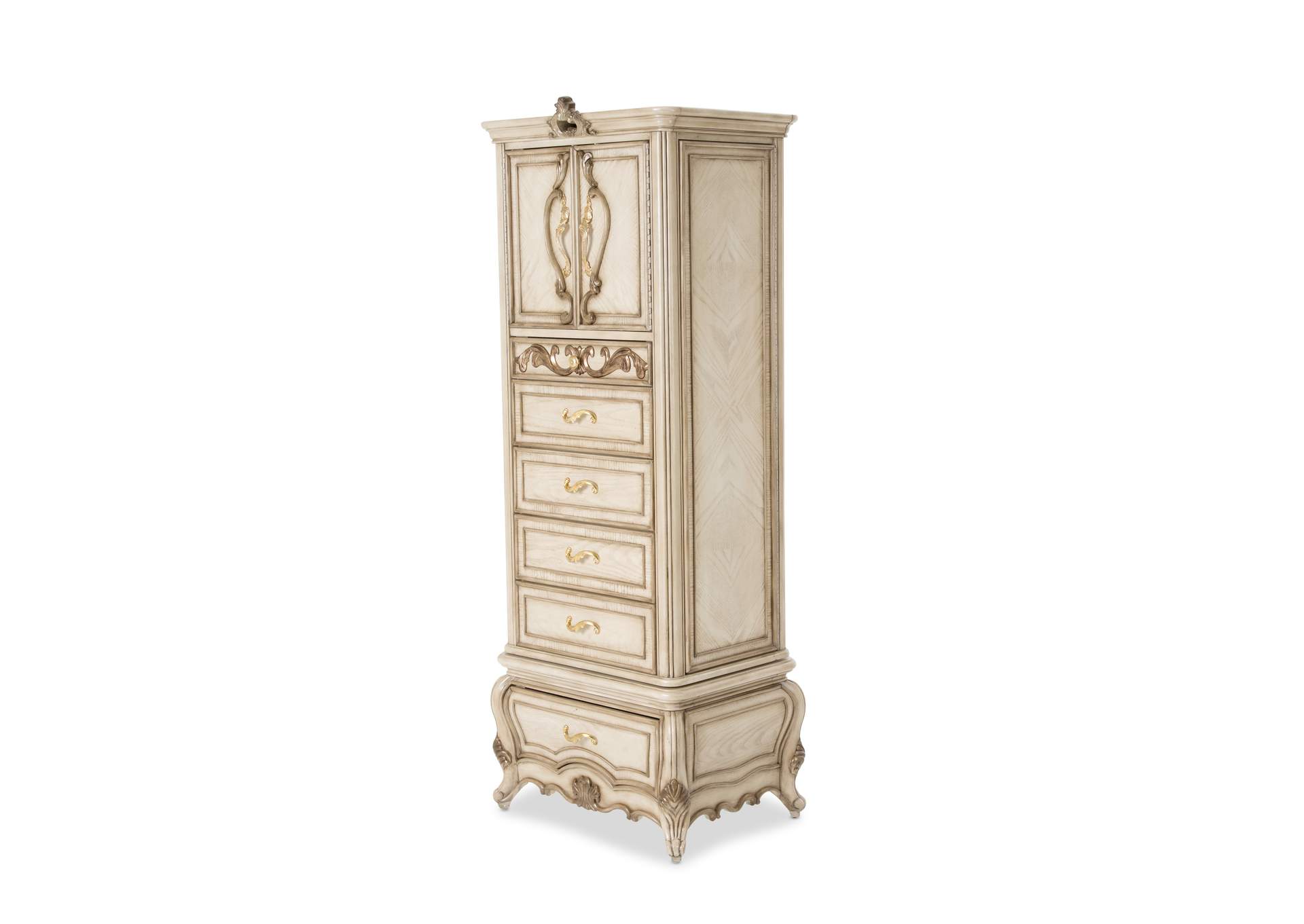 Platine de Royale Dresser Mirror Champagne,Michael Amini (AICO)