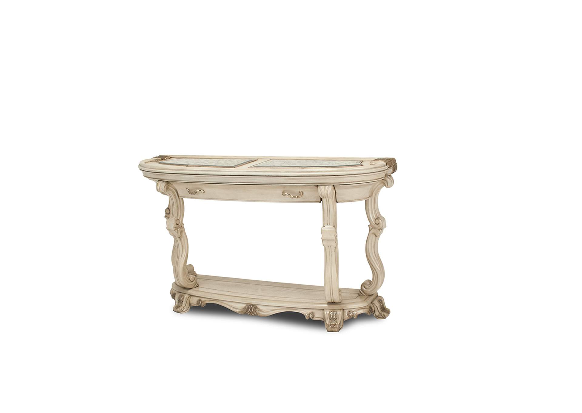 Platine de Royale Console Table Champagne,Michael Amini (AICO)