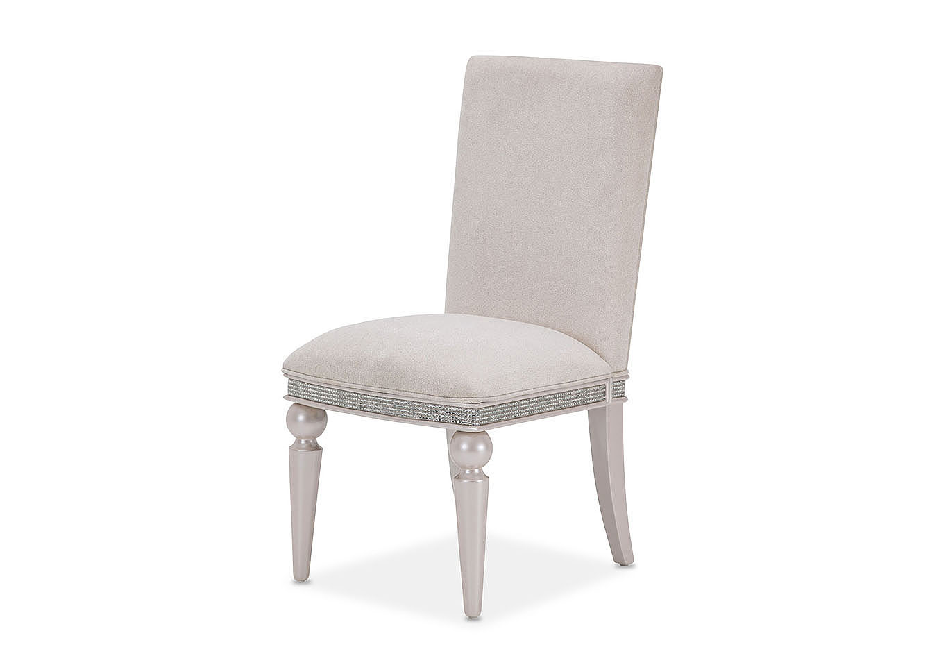 Glimmering Heights Side Chair Ivory,Michael Amini (AICO)