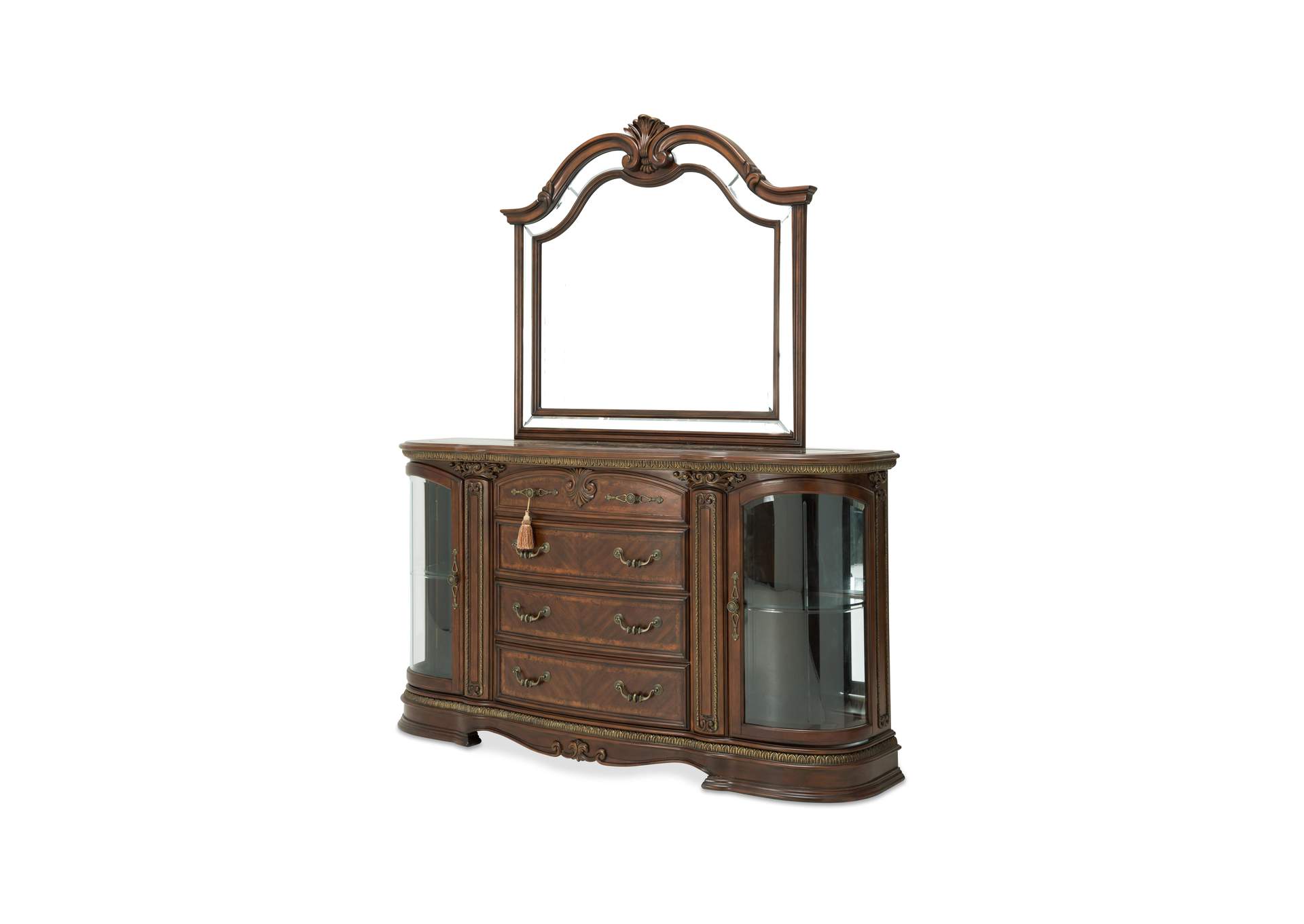 Bella Veneto Sideboard Mirror Cognac,Michael Amini (AICO)