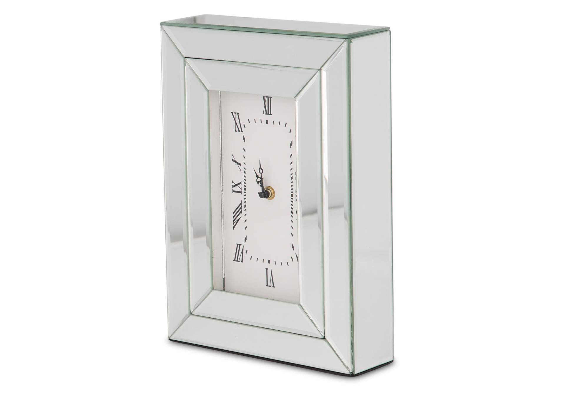 Montreal Rectangular Table Clock,Michael Amini (AICO)