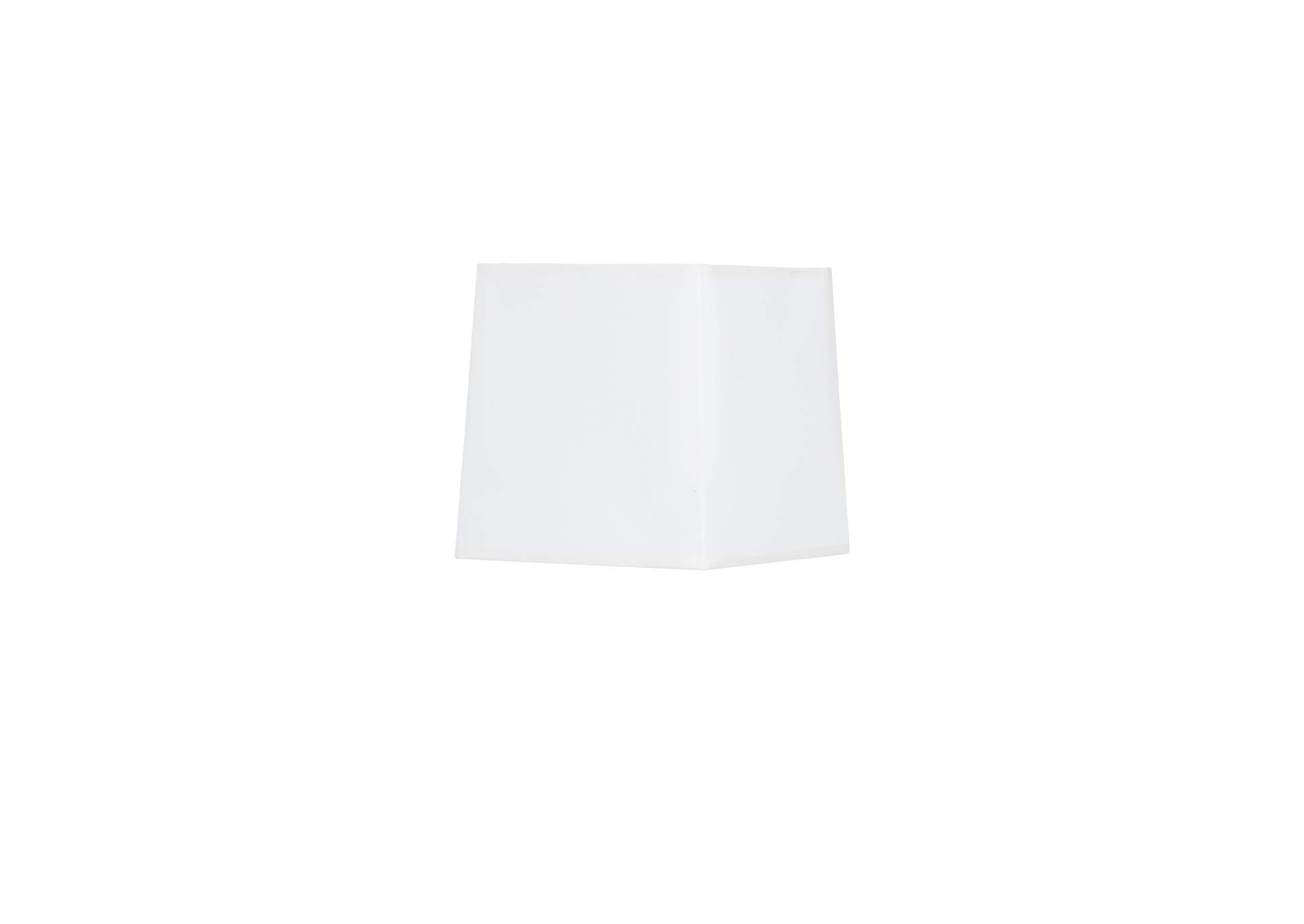 Montreal Rectangular Lamp Shade, White,-Pack/2,Michael Amini (AICO)