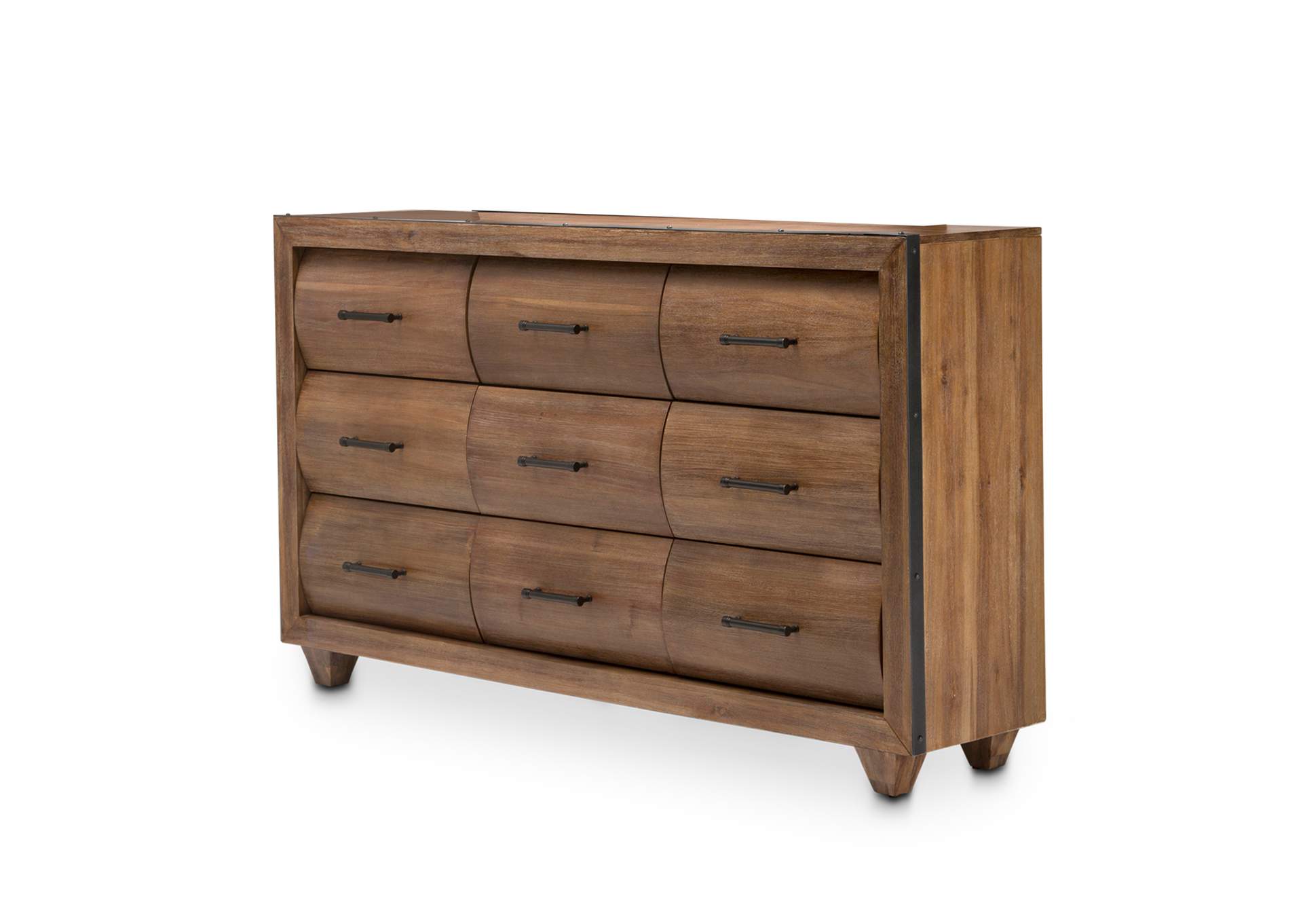 Brooklyn Walk Dresser Burnt Umber,Michael Amini (AICO)