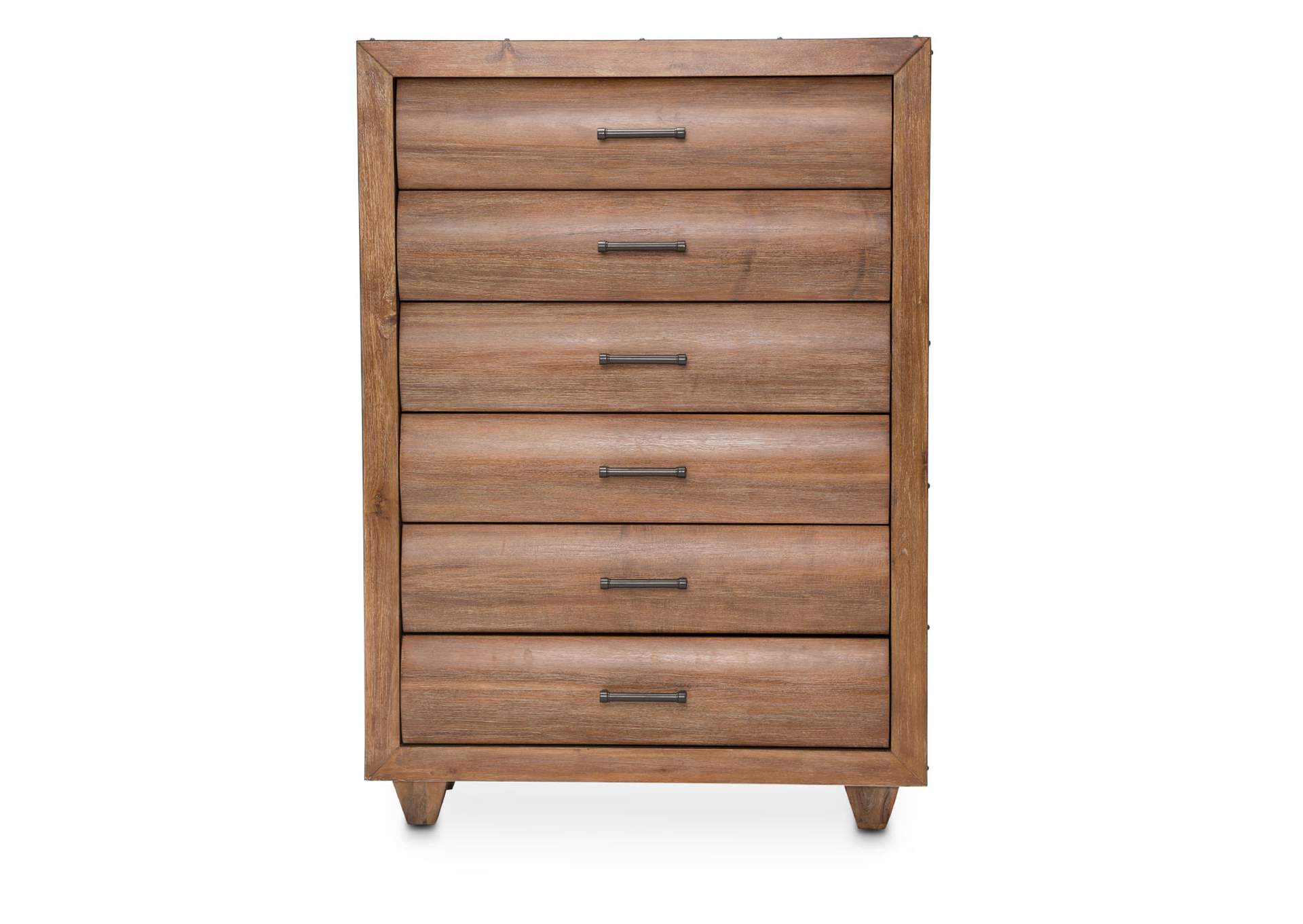 Brooklyn Walk 6 Drawer Chest Burnt Umber,Michael Amini (AICO)