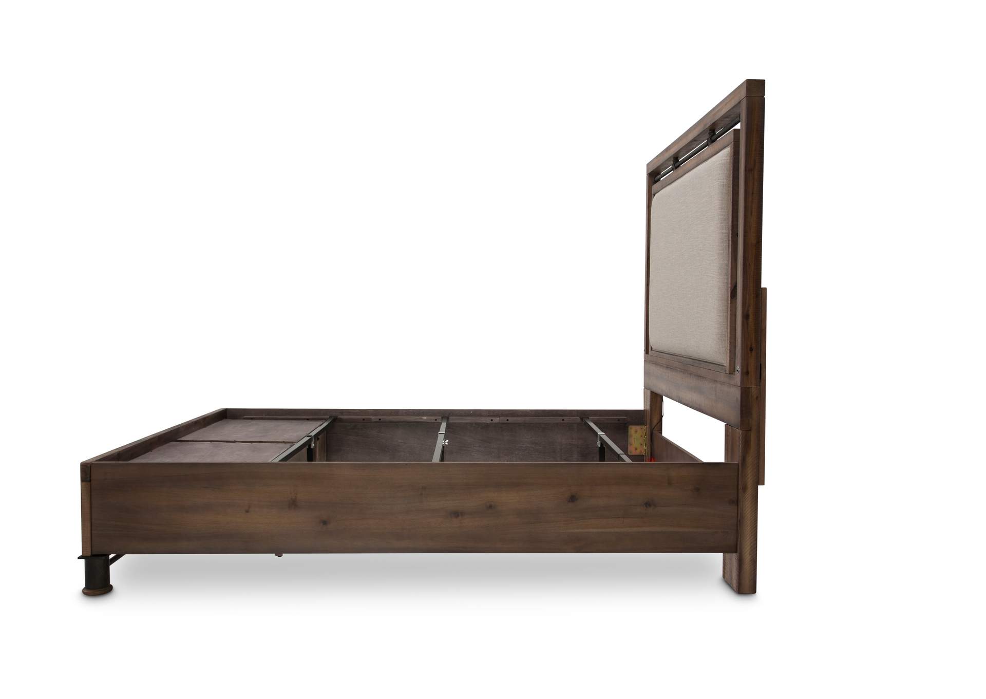 Crossings"E. King Storage Bed"Reclaimed Barn,Michael Amini (AICO)