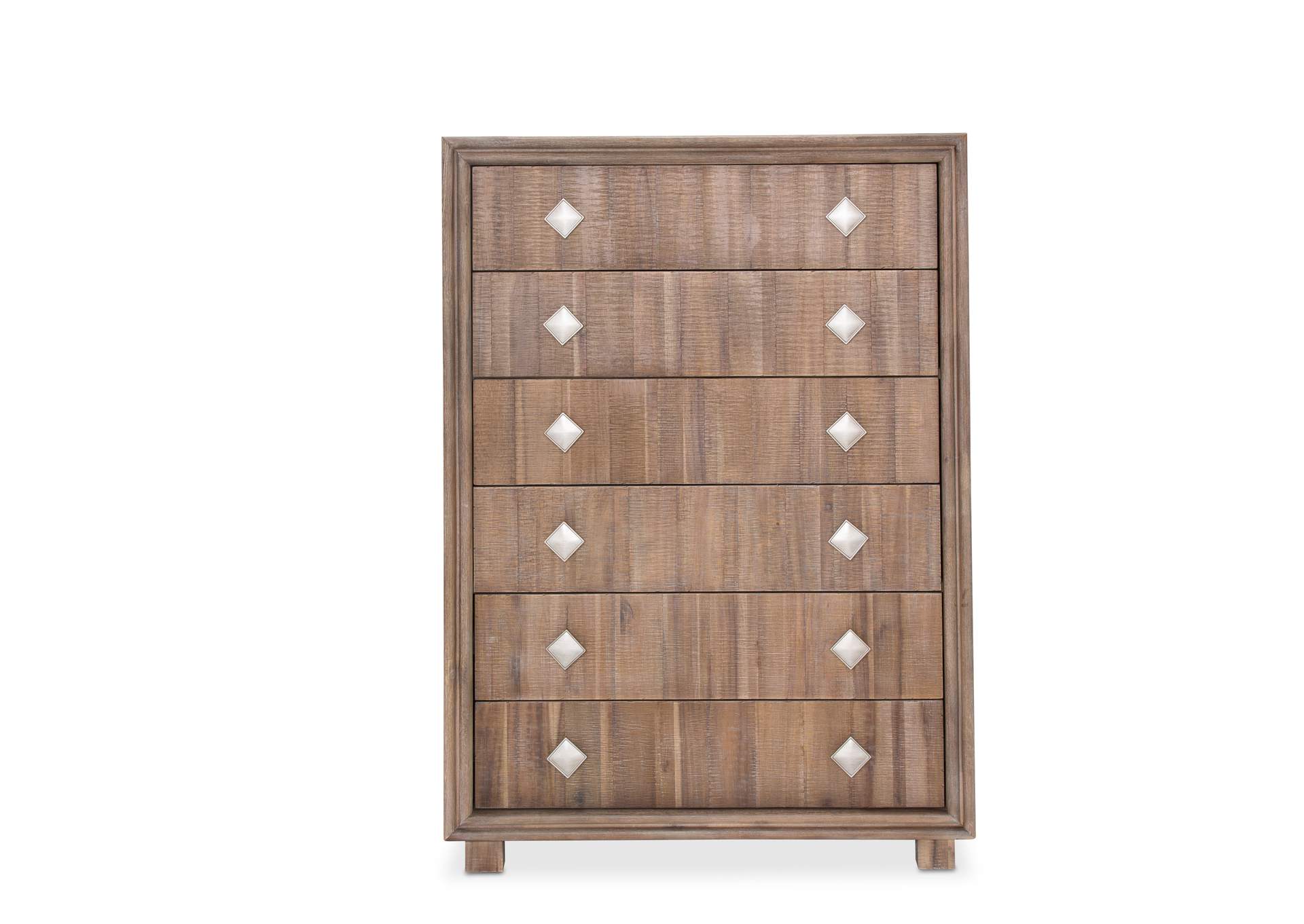 Hudson Ferry 6 Drawer Chest Driftwood,Michael Amini (AICO)
