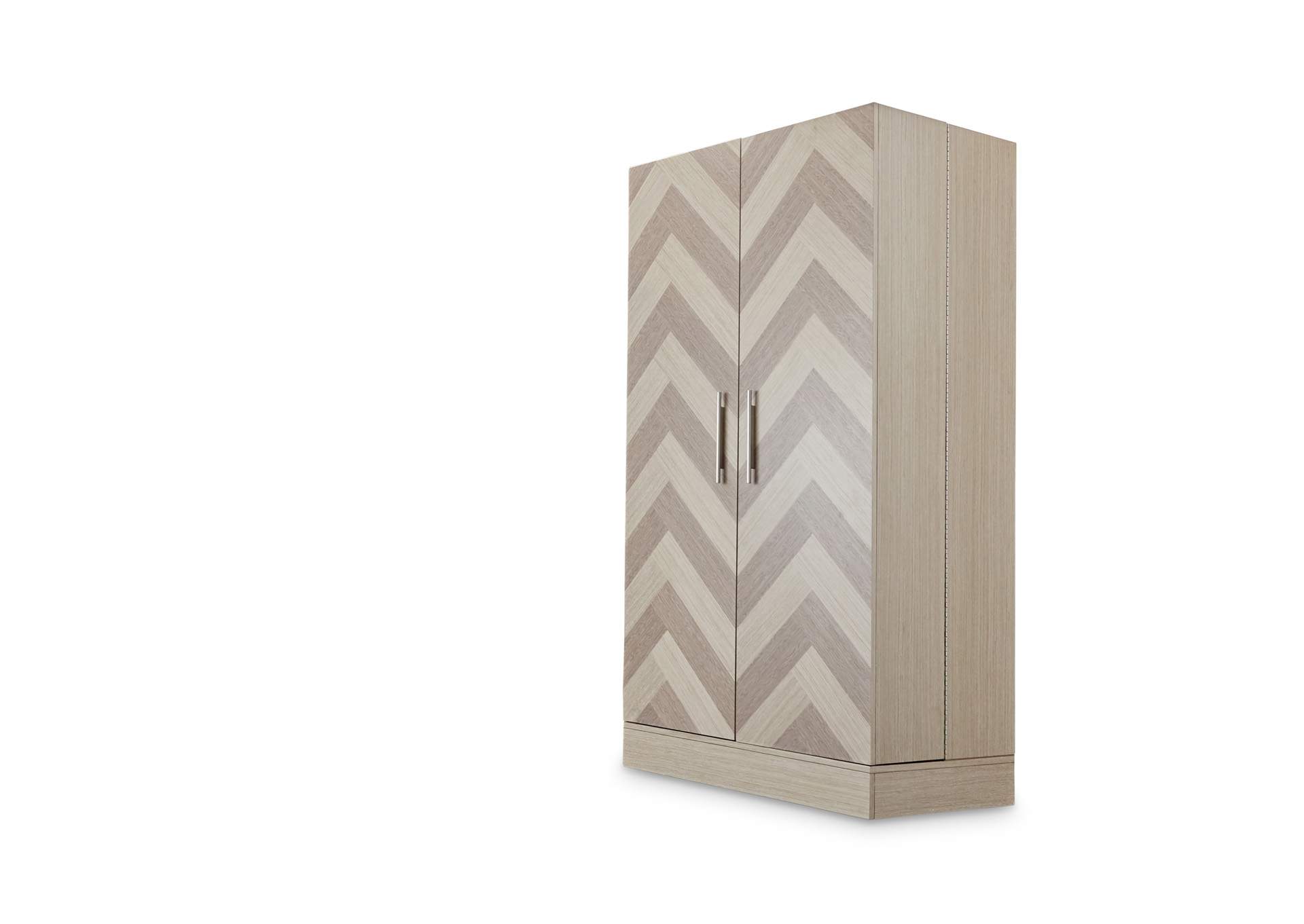 Silverlake Village Footwear Cabinet Washed Oak,Michael Amini (AICO)