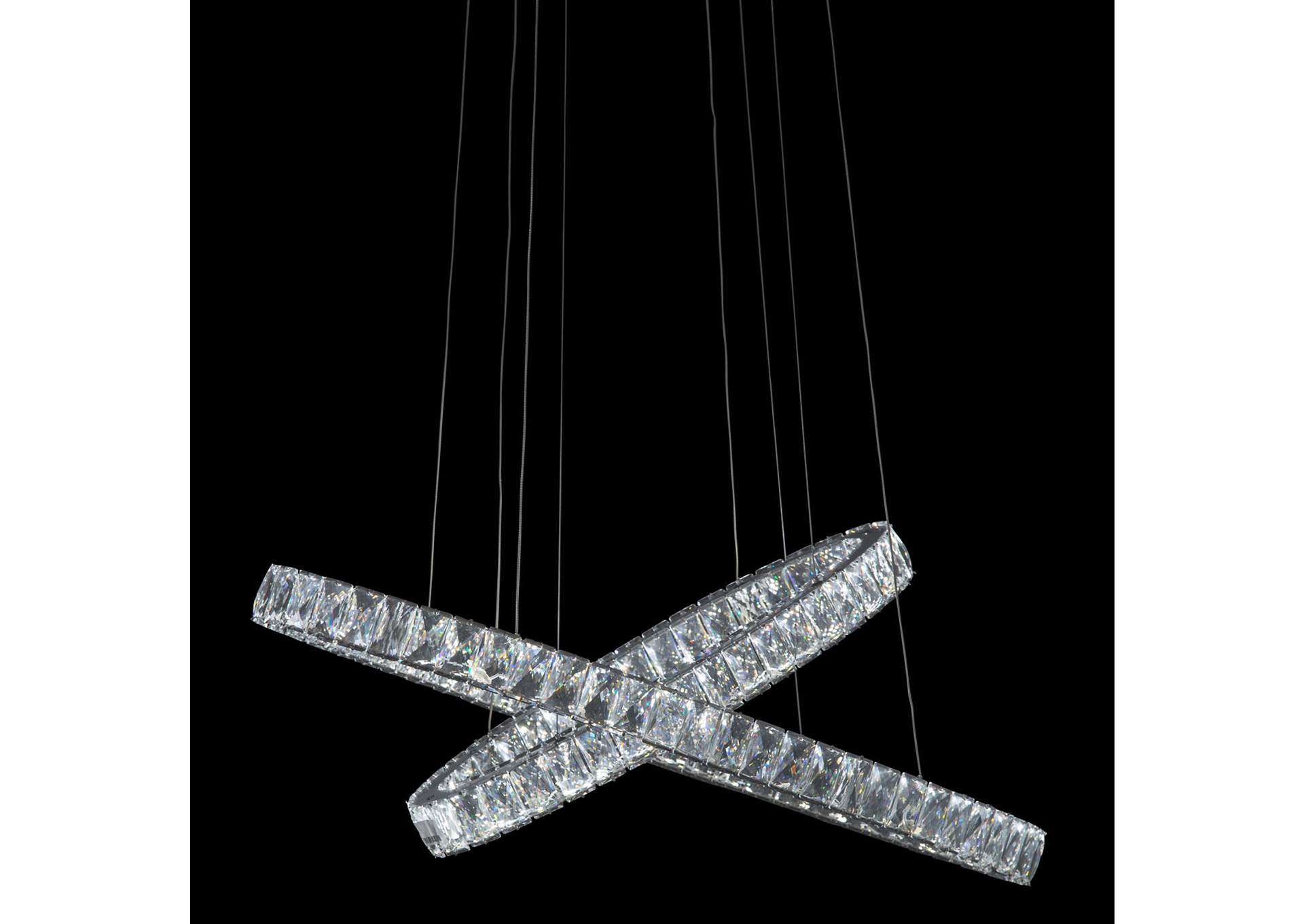 Crossover LED Chandelier,Michael Amini (AICO)