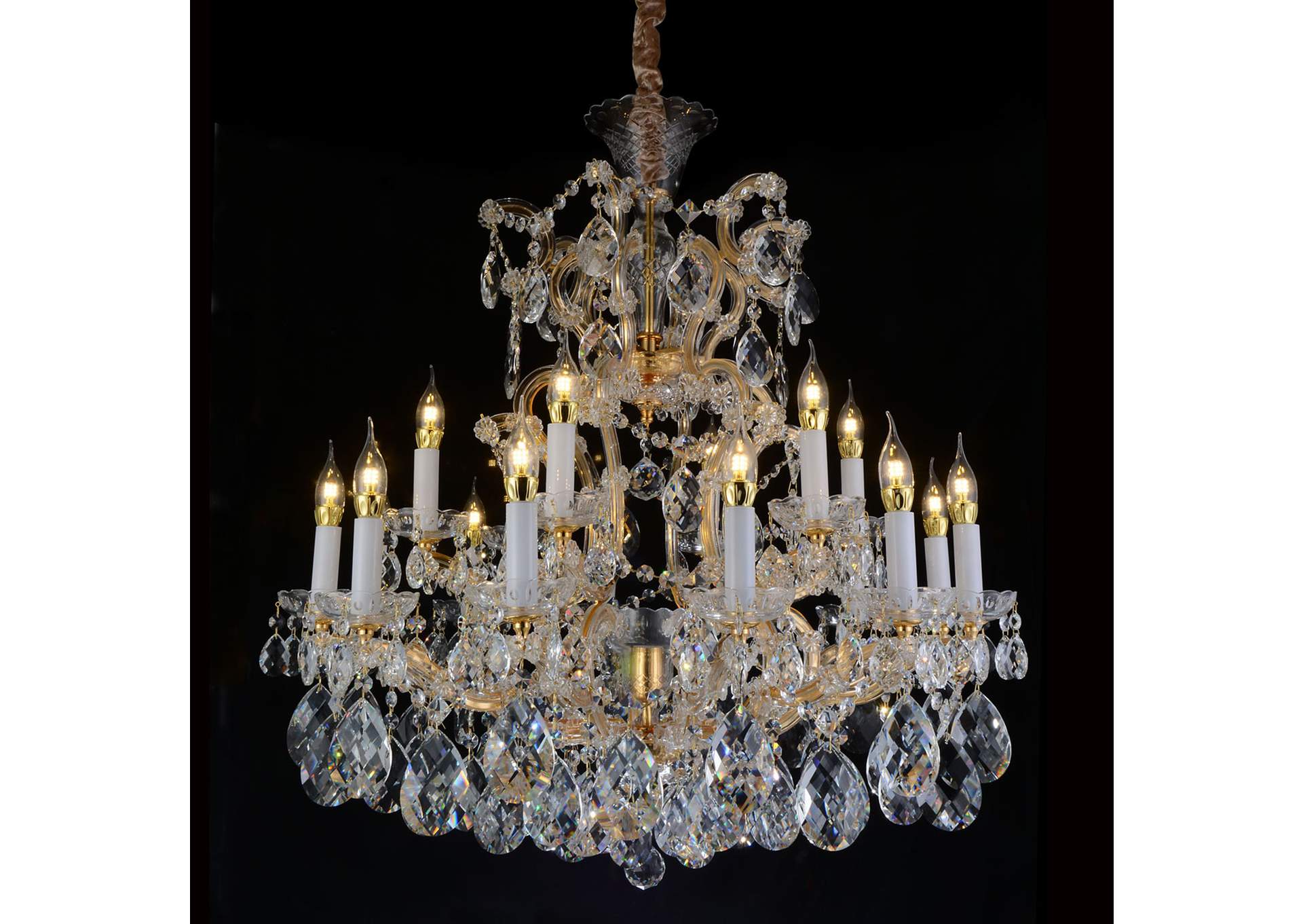 La Scala 19 Light Chandelier,Michael Amini (AICO)