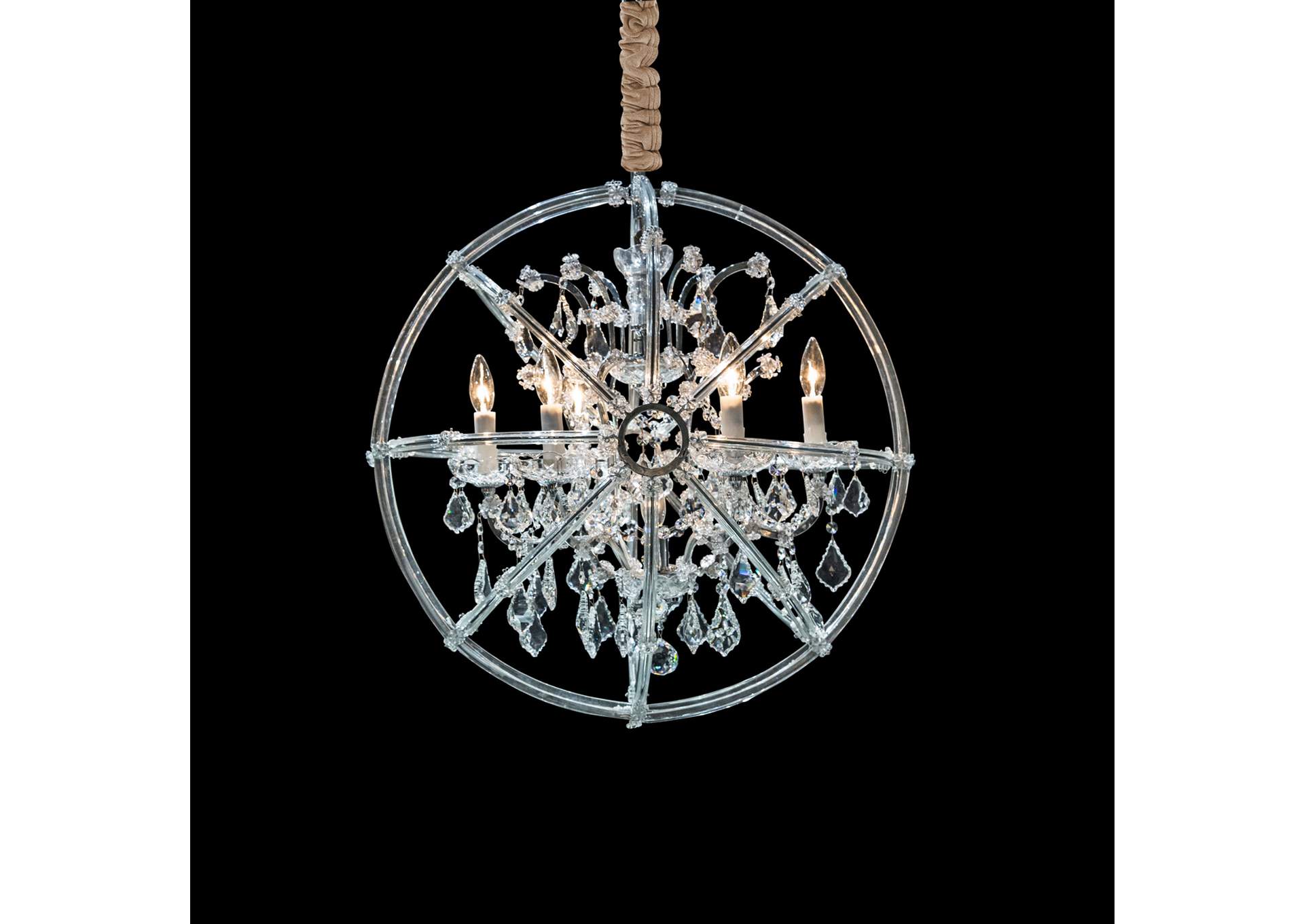 Pena 6 Light Chandelier,Michael Amini (AICO)