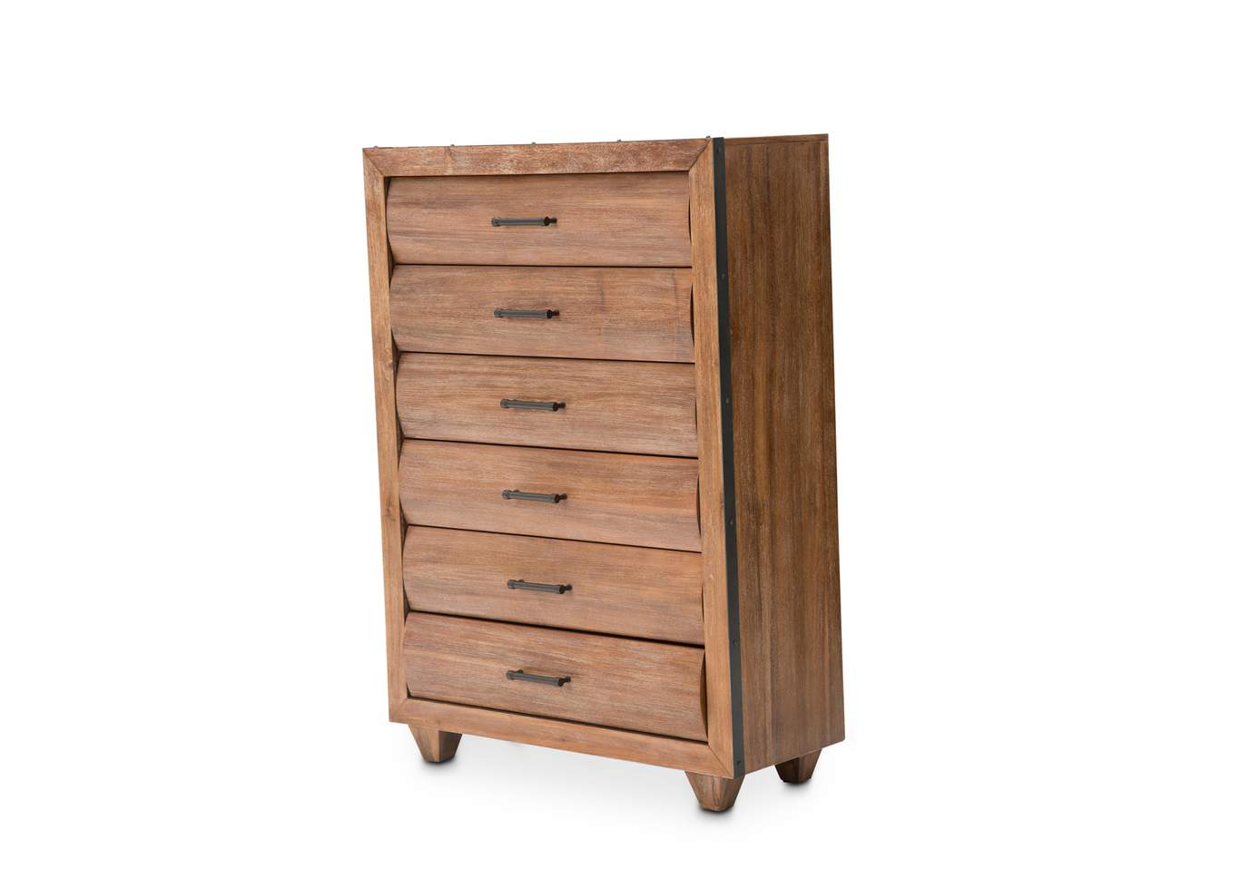 Brooklyn Walk 6 Drawer Chest Burnt Umber,Michael Amini (AICO)