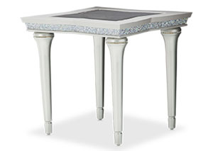 Melrose Plaza End Table Dove