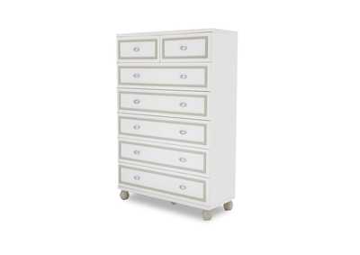 Sky Tower 7 Drawer Chest Cloud White