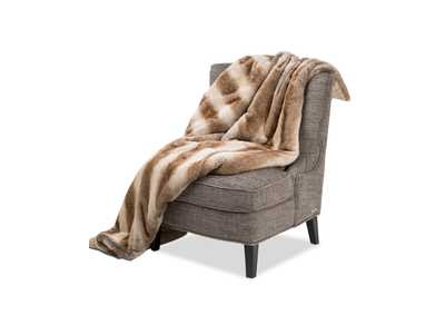 Image for Napoli Fur Throw 56 Inx72 In Sand