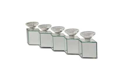 Image for Montreal Mirorred Cube Linear Candle Holder