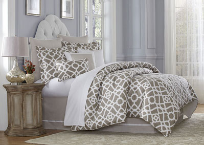 Harper 10pc King Comforter Set Natural