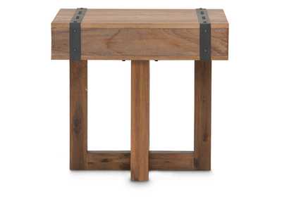 Brooklyn Walk End Table Burnt Umber,Michael Amini (AICO)