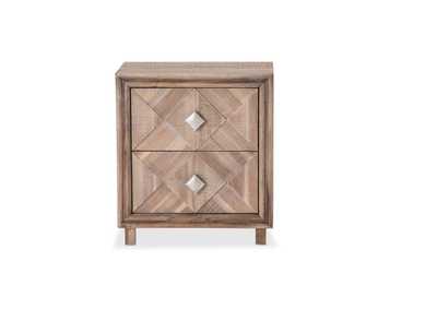 Image for Hudson Ferry Nightstand, 2 Drawer Driftwood