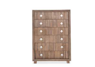 Image for Hudson Ferry 6 Drawer Chest Driftwood