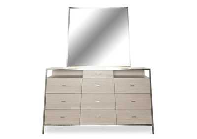 Image for Silverlake Village"Dresser and Mirror"Washed Oak